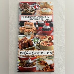Gooseberry Patch Recipe Collection(2)Slow Cooker and Cupcake, Cookie and Brownie